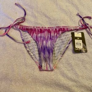 Never-worn Adjustable Purple/Pink Bikini Bottoms